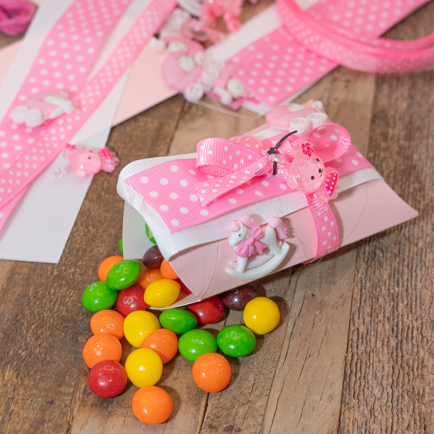 DIY Party Favor Kit in Baby Girl, 36 pieces