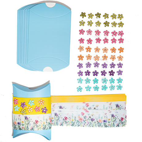 DIY Pillow Party Favor Kit in Garden Flower , 66 pieces