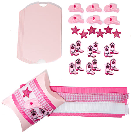 DIY Party Favor Kit in Cowgirl, 42 pieces
