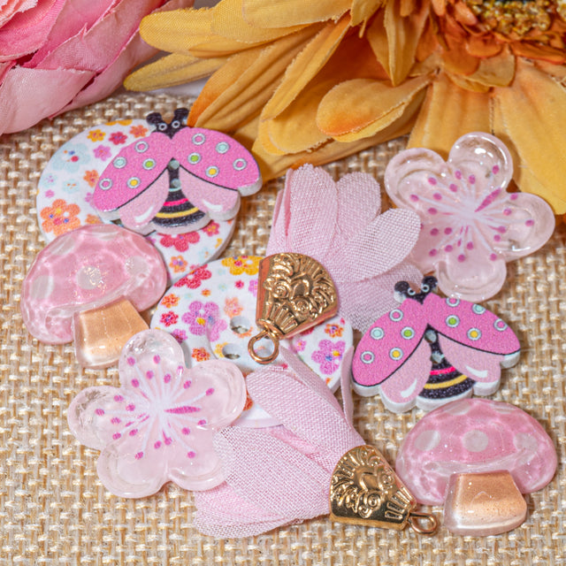 Pink Garden Party Embellishment Pack