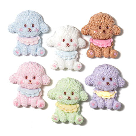 Pretty Poodles Resin Embellishments