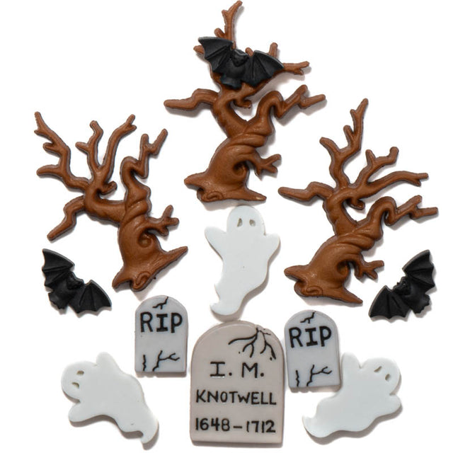 Scare Up Some Fun Ghost Spooky Halloween Themed Embellishments