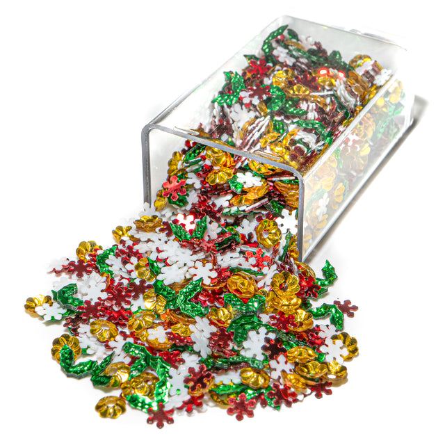 Sequins and Stardust Bead Shakers in Winter Melody