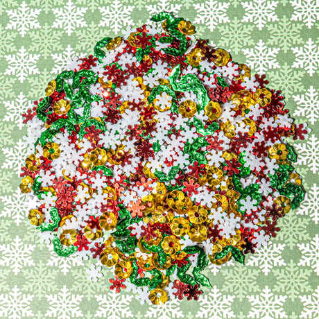 Sequins and Stardust Bead Shakers in Winter Melody