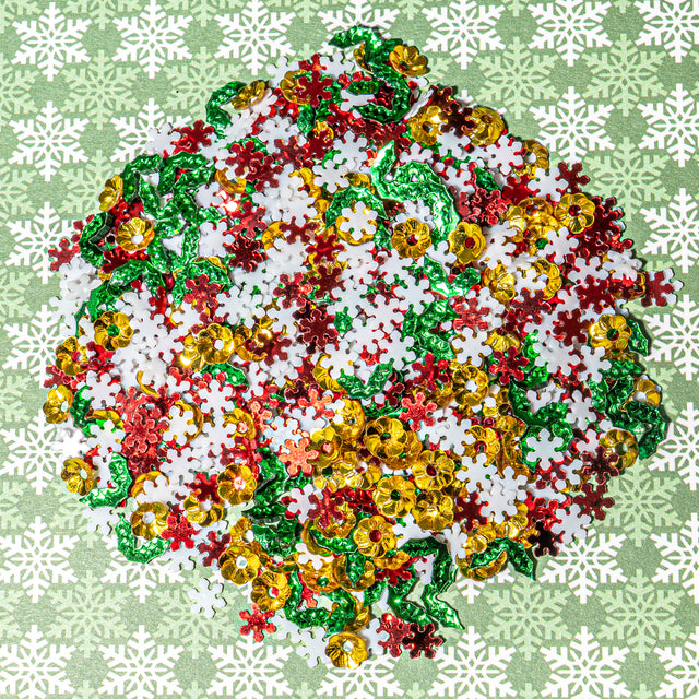 Sequins and Stardust Bead Shakers in Winter Melody