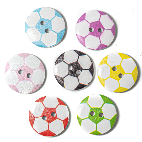 Sew Thru Soccer Ball Buttons