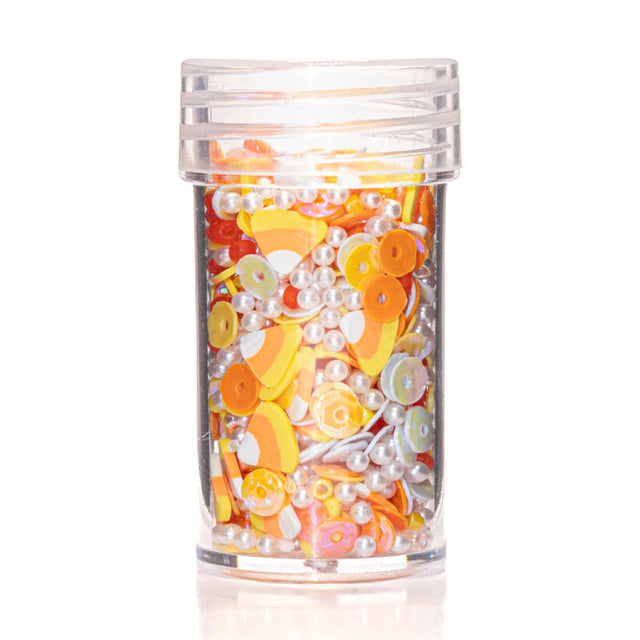 Sequin Shaker Embellishment Mix In Candy Corn Party