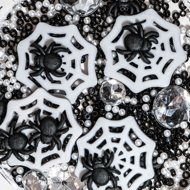 Sequin Shaker Embellishment Mix In Spider Web