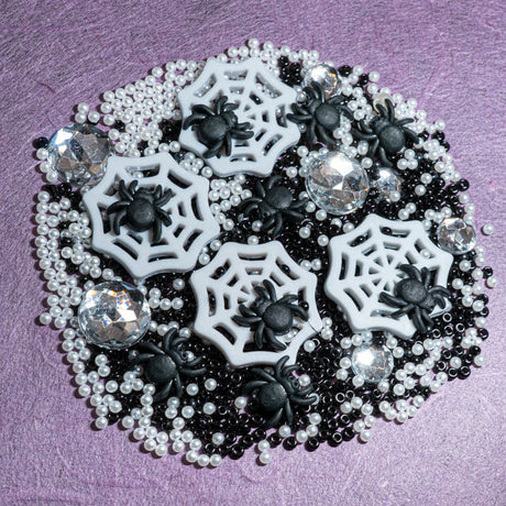 Sequin Shaker Embellishment Mix In Spider Web