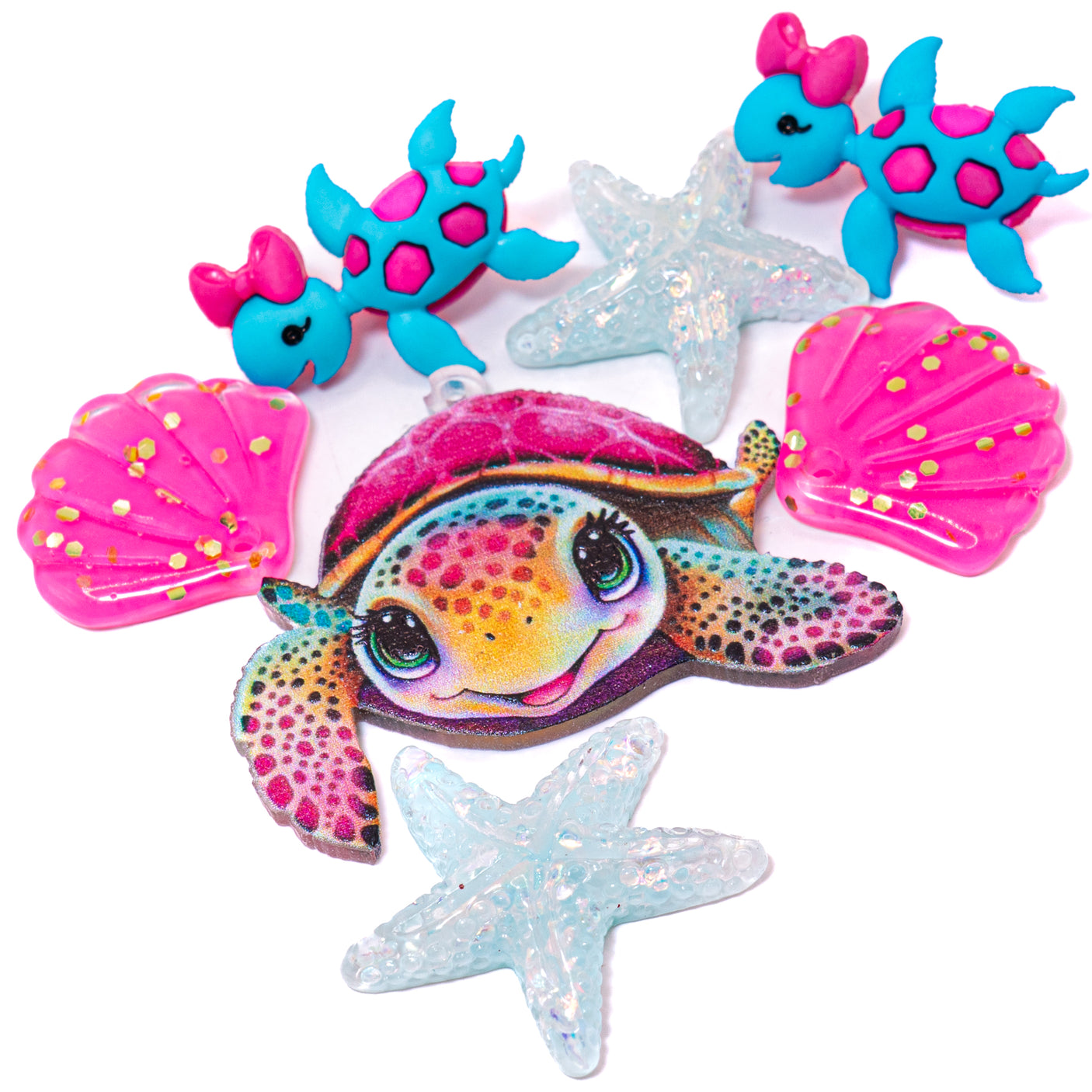 She-Turtles Ocean Craft Embellishments