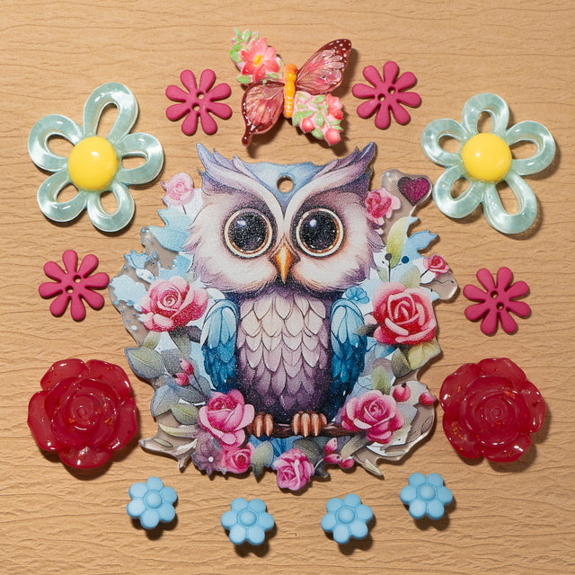 She's Owlsome Craft Embellishments