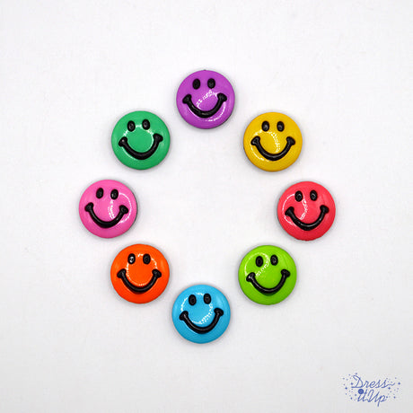 smile face shank back craft embellishments