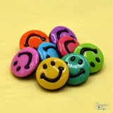 smile face shank back craft embellishments