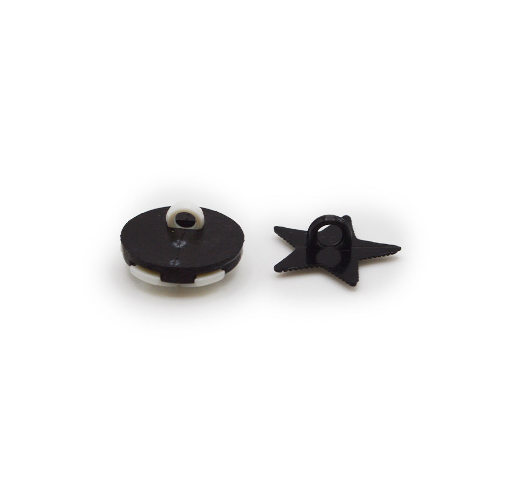 Soccer Black White Sports Themed Buttons