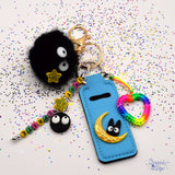 Little Puff Critter Keychains For DIY Bag Charms