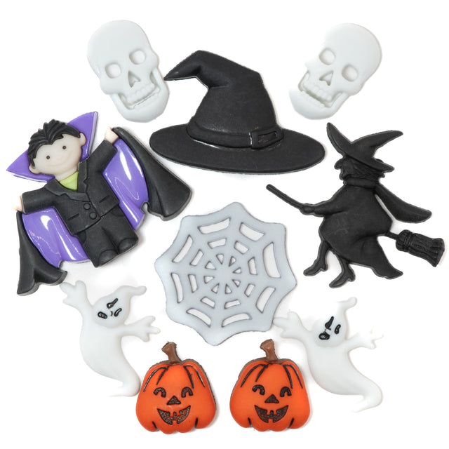 Spooktacular Halloween Themed Embellishments