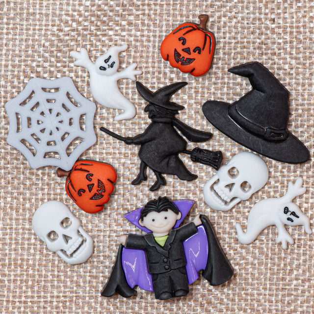 Spooktacular Halloween Themed Embellishments