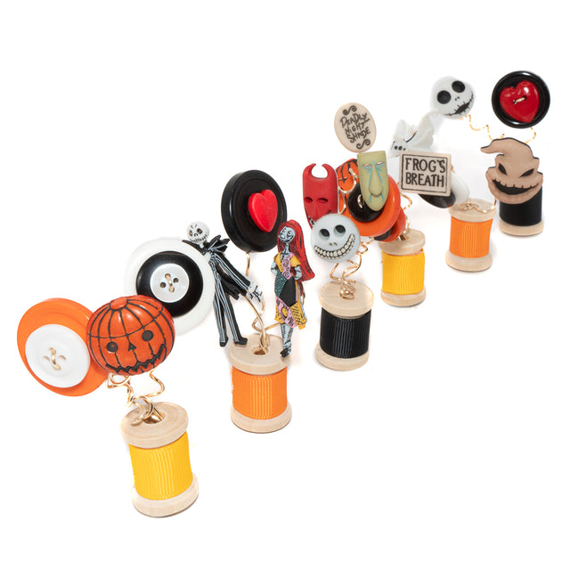 Nightmare Spool Halloween Button Bouquet Kit