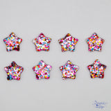 Starbrites Shimmery Party Celebrate Confetti Filled Stars Embellishments