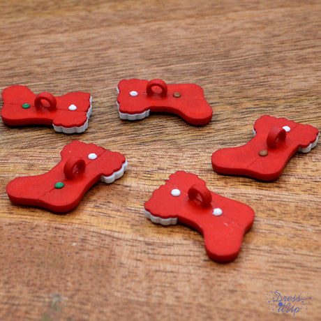 Stockings Festive Holiday Inspired Buttons