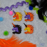 Strange Magic Animal Unicorn Fantasy Halloween Color Inspired Buttons
