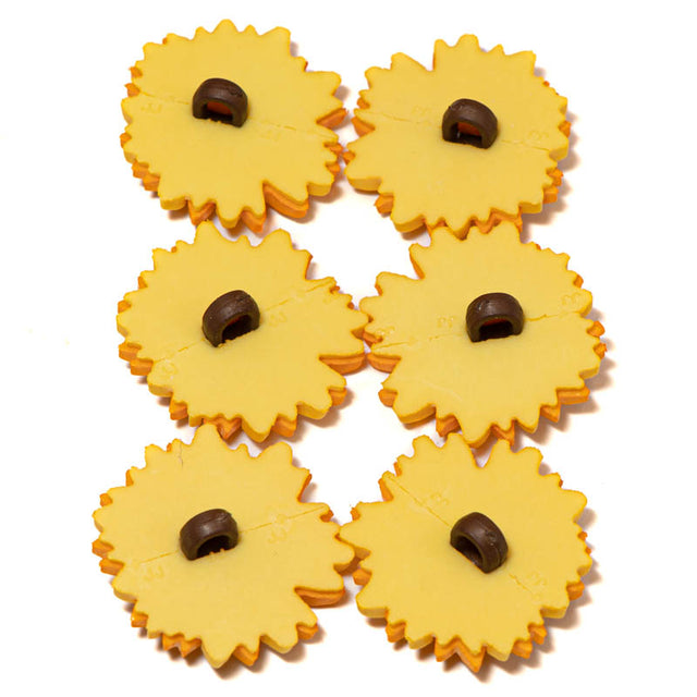 Sunflowers Yellow Summer Autumn Inspired Embellishments