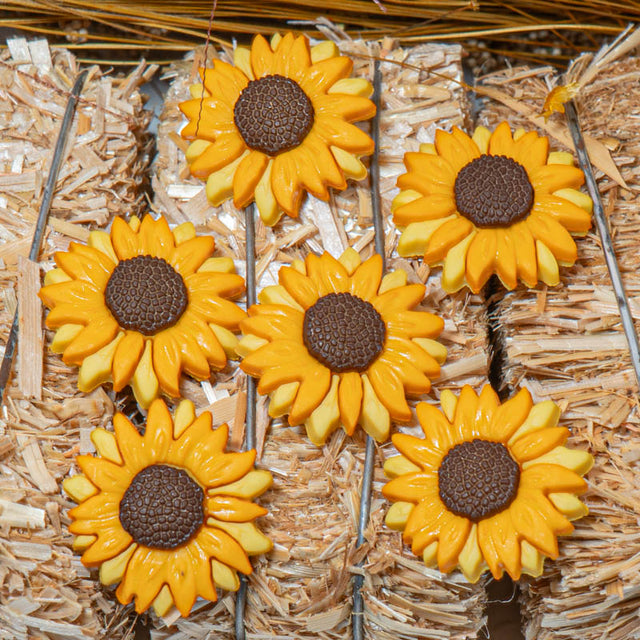 Sunflowers Yellow Summer Autumn Inspired Embellishments