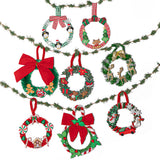 DIY Christmas Ornament Kit Wood Rings, 100+ pieces Makes 8 Ornaments