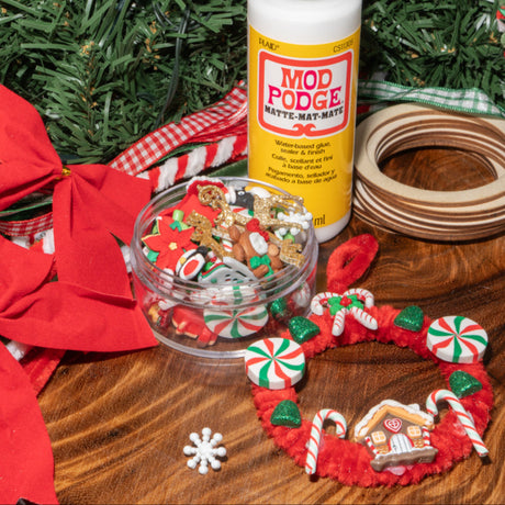 DIY Christmas Ornament Kit Wood Rings, 100+ pieces Makes 8 Ornaments