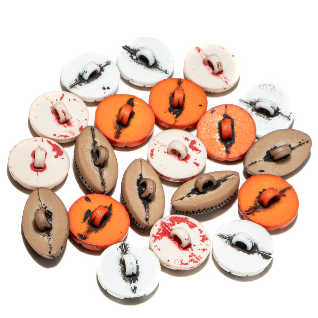 Tiny Sports Equipment Buttons