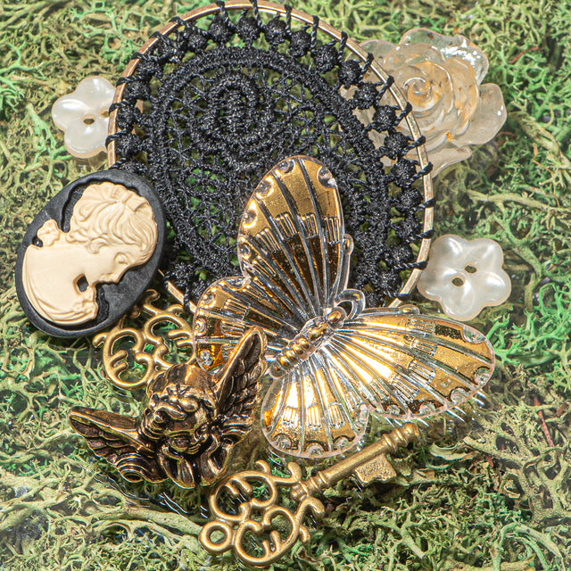 Vintage Flowers Craft Embellishments