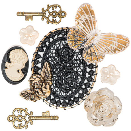 Vintage Flowers Craft Embellishments