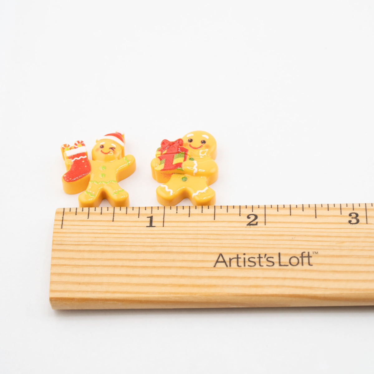 Gingerbread Man Resin Flatback Craft Embellishments