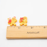 Gingerbread Man Resin Flatback Craft Embellishments
