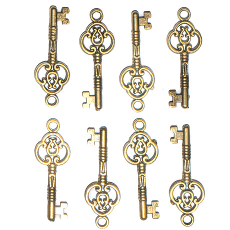 Heirloom Keys Vintage Metal Craft Embellishments