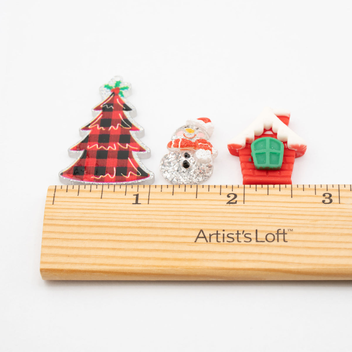 Cozy Christmas Flatback Craft Embellishments