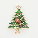 Tinsel & Twinkle Christmas Tree Brooch