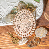 Victorian Lace & Rose Resin Embellishment Assortment