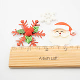 Santa’s Snowflake Craft Embellishment Mix