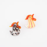 3D Lampwork Rooster Glass – 2 Piece Set