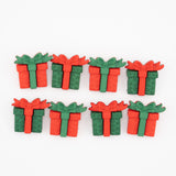 Christmas Presents Themed Loop Back Buttons