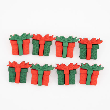 Christmas Presents Themed Loop Back Buttons