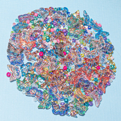 Sequin Shaker Embellishment Mix in Butterfly Kisses