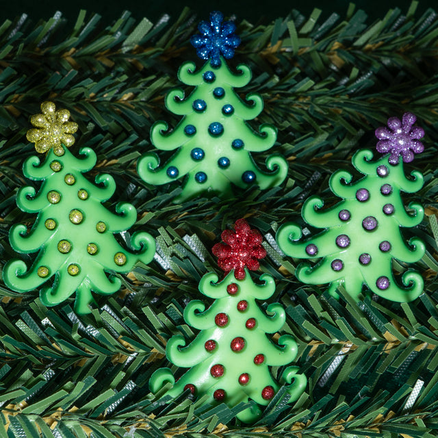 Twinkle Dot Christmas Trees