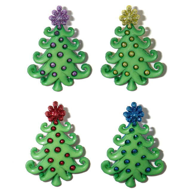 Twinkle Dot Christmas Trees