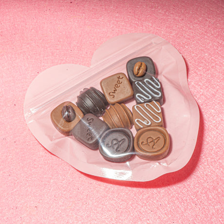 Faux Chocolate Resin Flat Back Embellishments