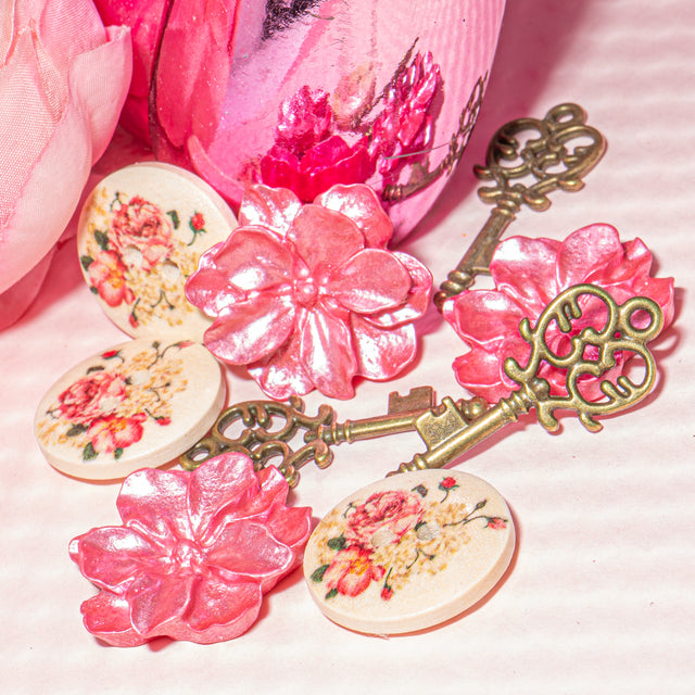 Secret Garden Charm Flat Back Embellishments