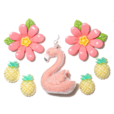 Blush Tropic Dreams Pink Flamingo Embellishment Pack