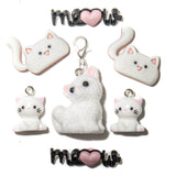 Snowpurr Sweethearts White Cat Embellishment Pack