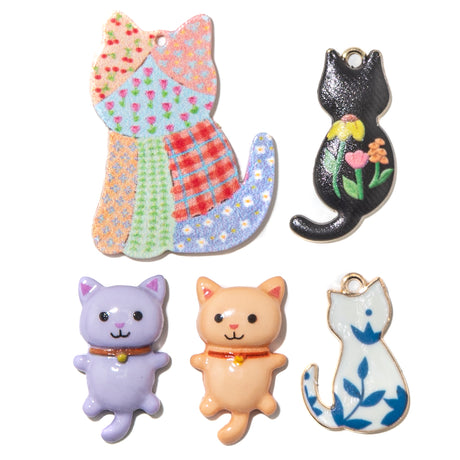 Patchwork Purrs Cat Craft Embellishment Pack